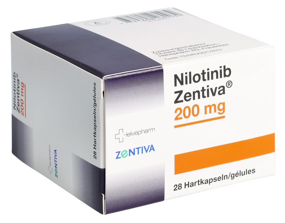 Nilotinib Zentiva 200 mg, Hartkapseln
