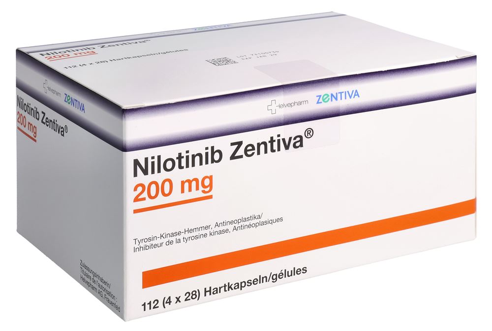 Nilotinib Zentiva 200 mg, Hartkapseln