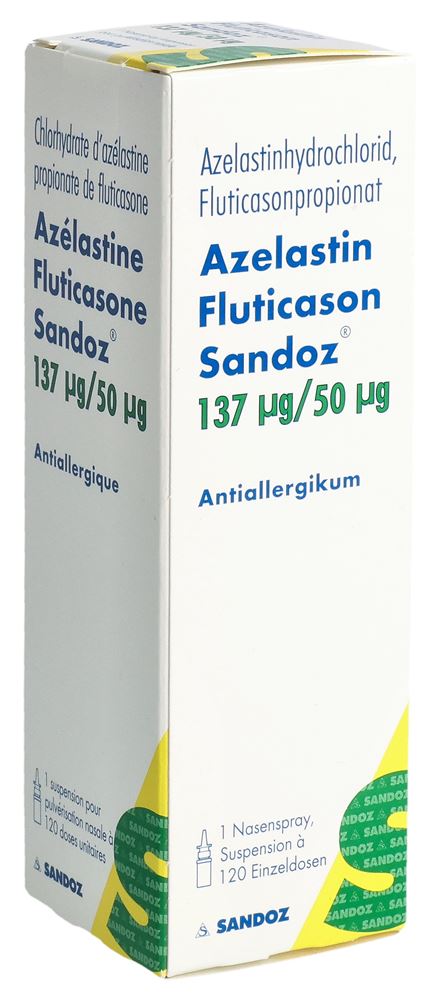 Azelastin Fluticason Sandoz Nasenspray, Suspension