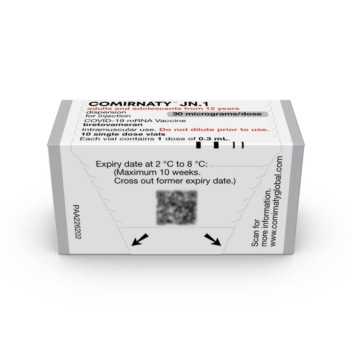 Comirnaty JN.1 0.042 mg, Injektionsdispersion in einer Fertigspritze