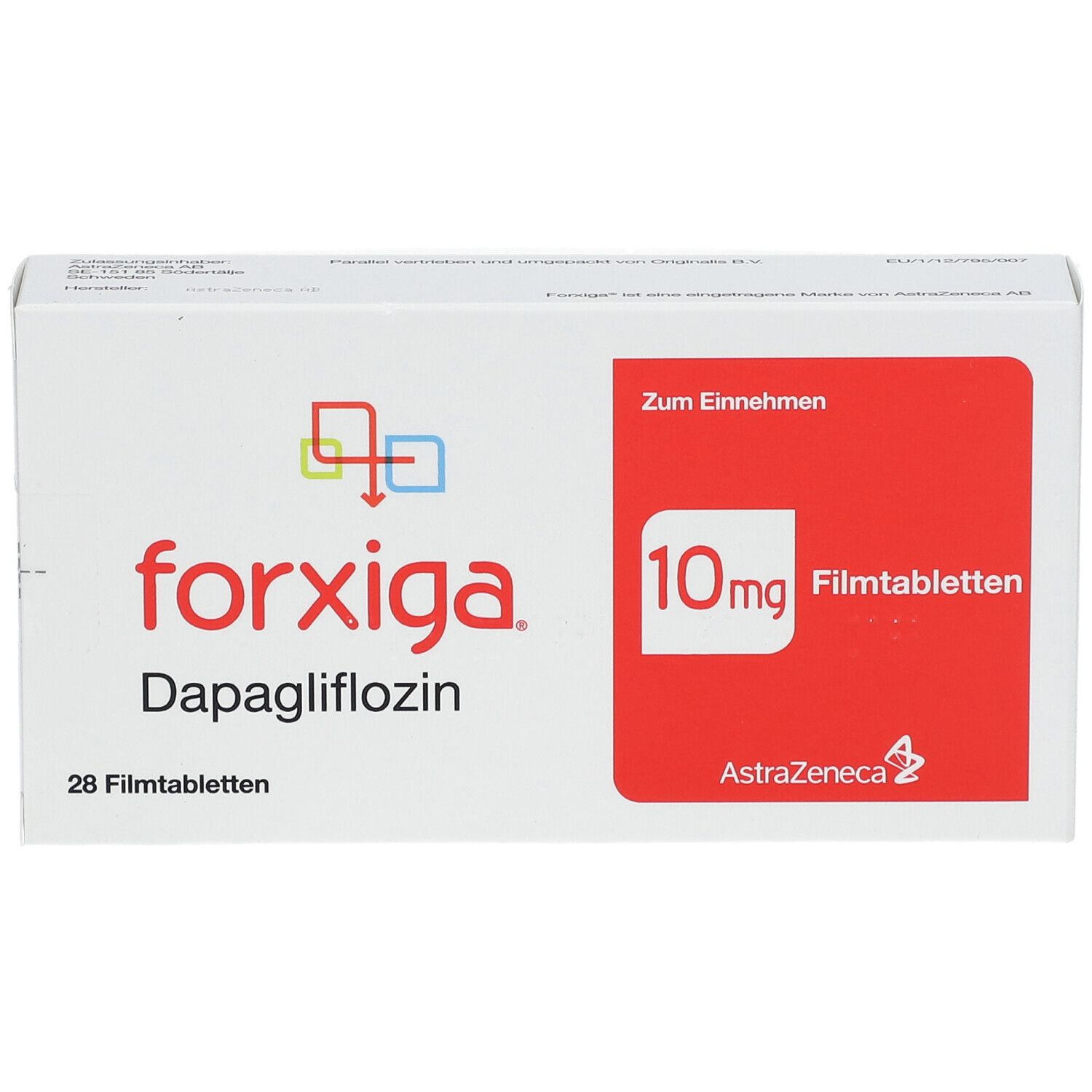 Dapagliflozin-Mepha 10 mg, Filmtabletten