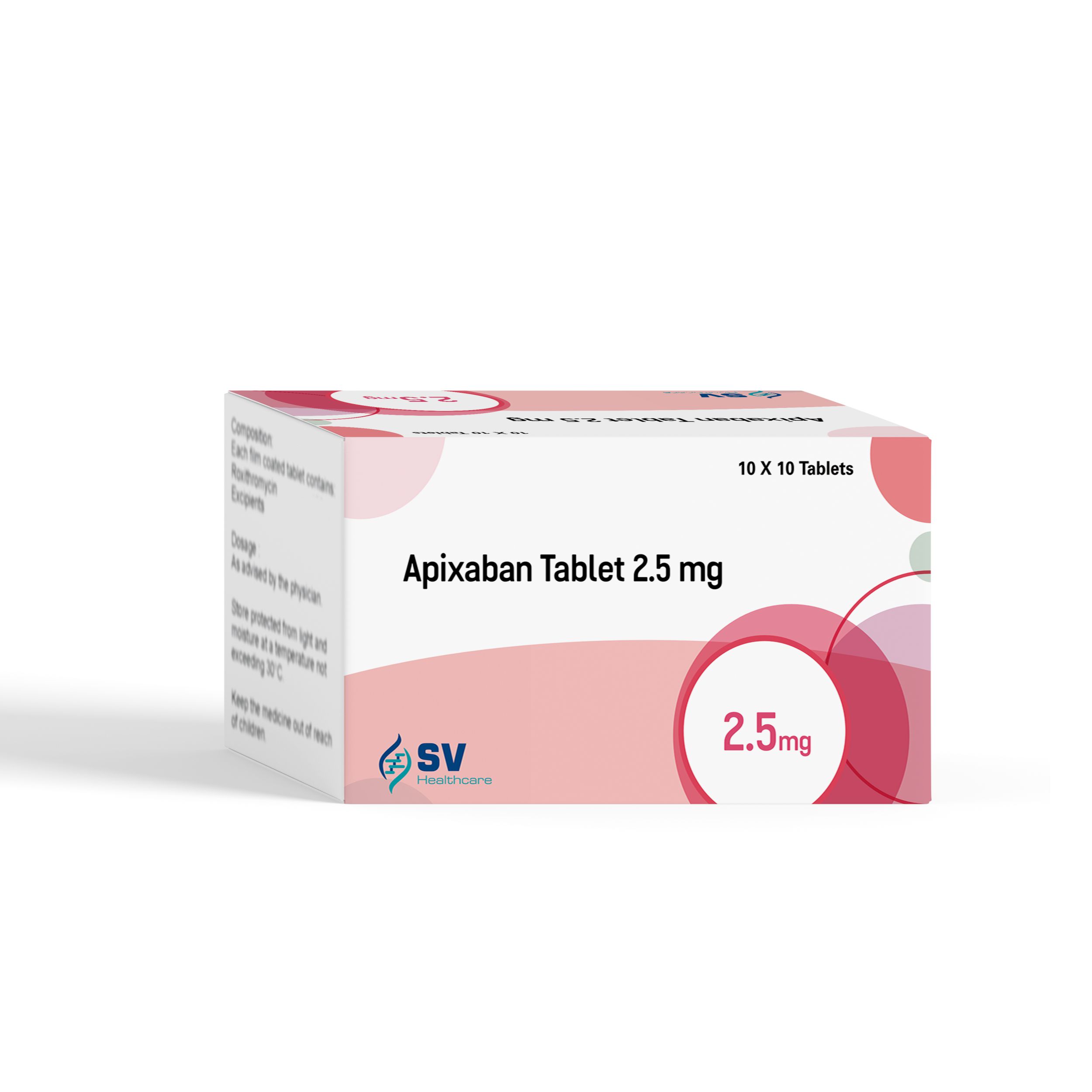 Apixaban axapharm 2.5 mg, Filmtabletten