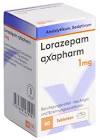 LORAZEPAM axapharm cpr 1 mg bte 50 pce