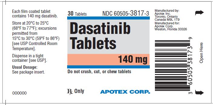 Dasatinib Accord 140 mg, Filmtabletten
