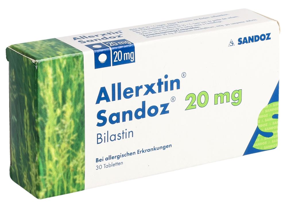 Allerxtin Sandoz 20 mg, Tabletten