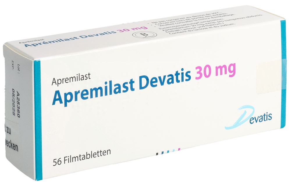 Apremilast Devatis 30 mg, Filmtabletten