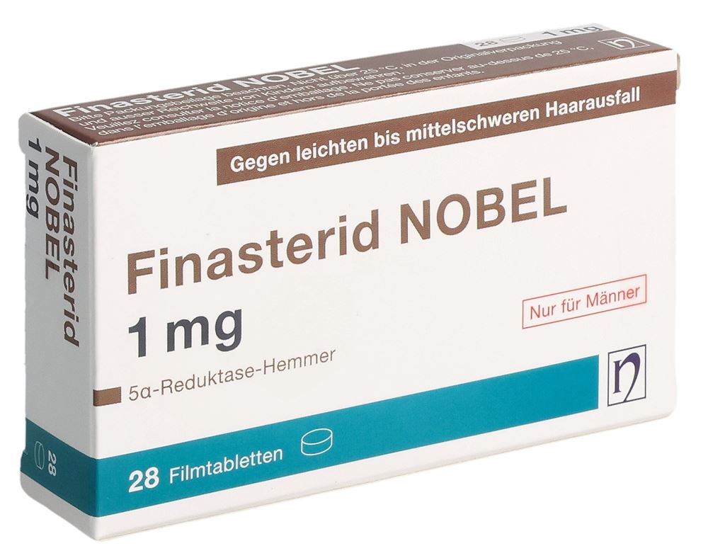 Finasterid NOBEL, 1mg, Filmtabletten