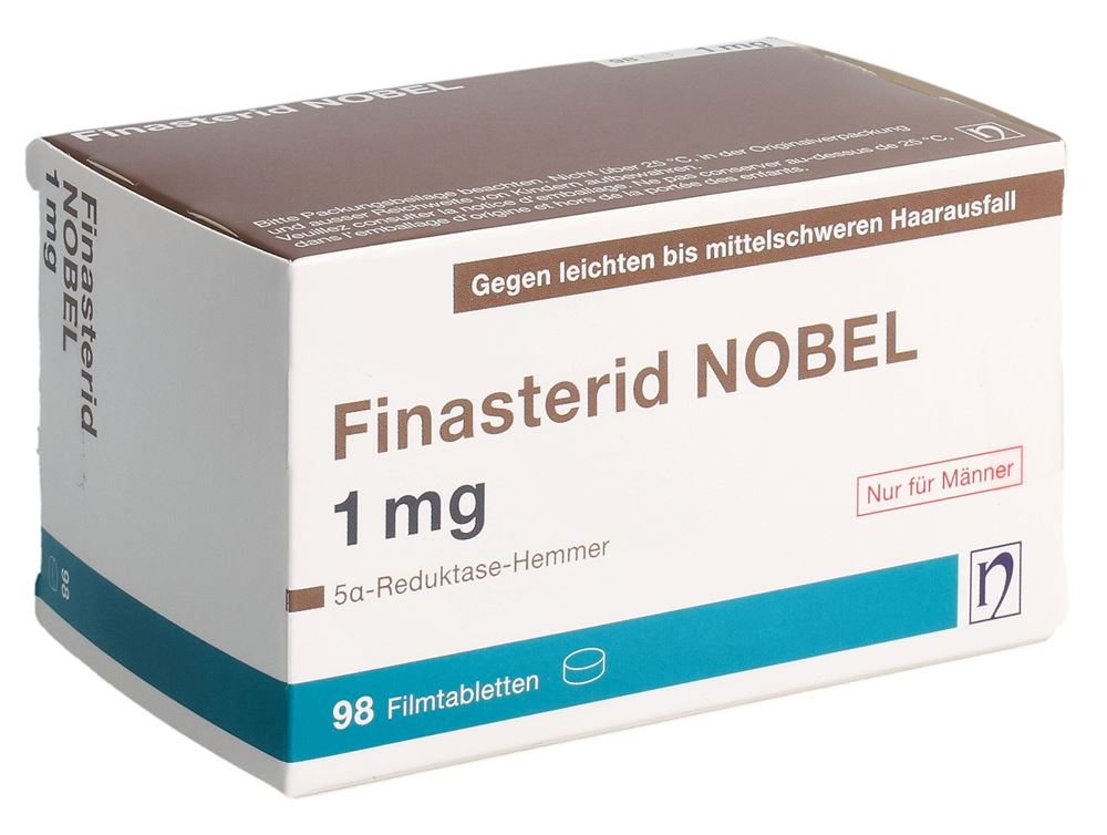 Finasterid NOBEL, 1mg, Filmtabletten