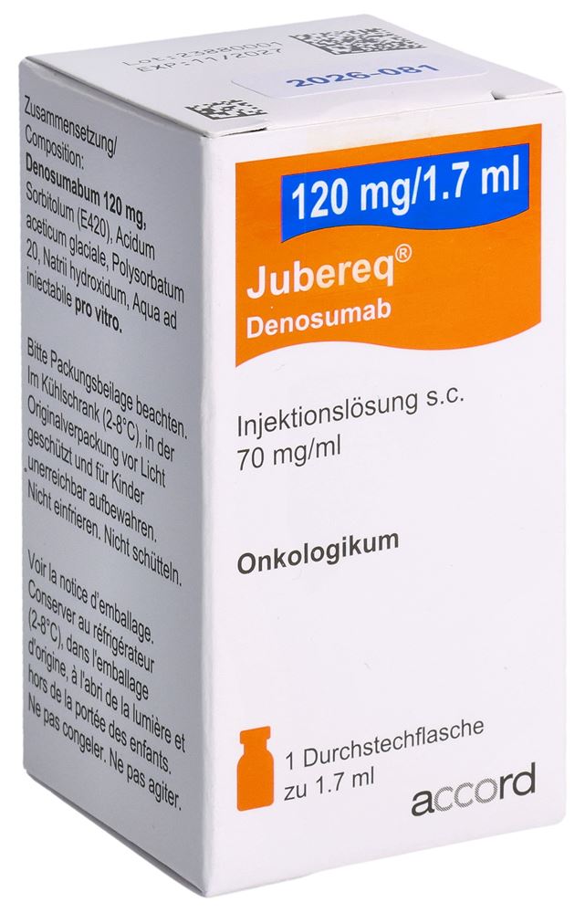 Jubereq 120 mg/1.7 ml, Injektionslösung