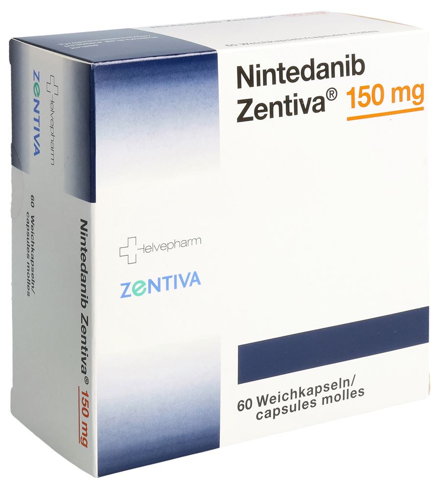 Nintedanib Zentiva 150 mg, Weichkapseln