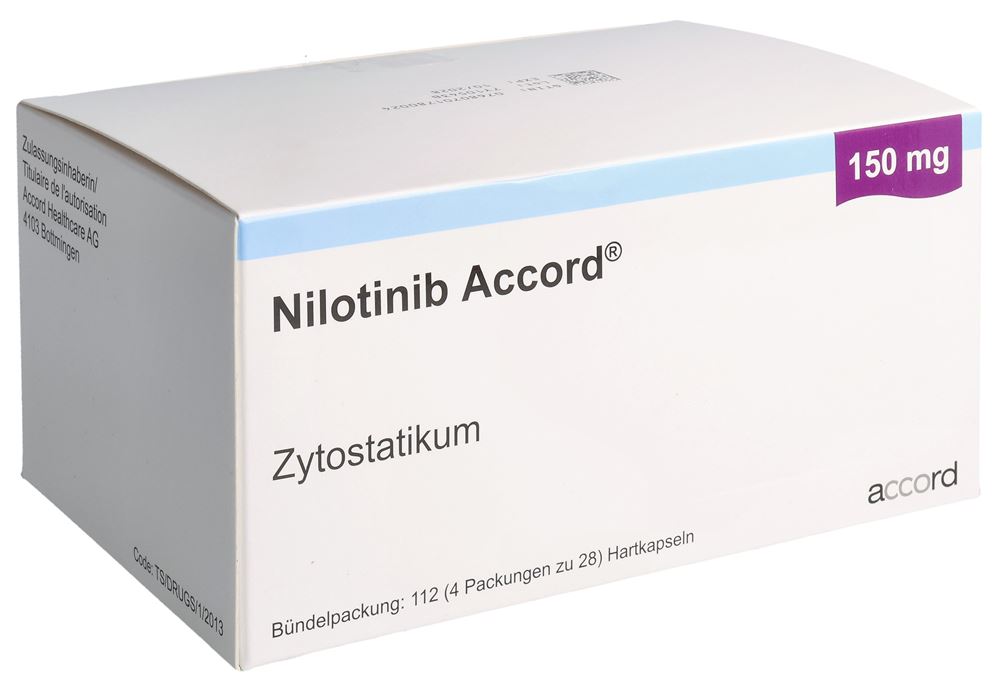Nilotinib Accord 150 mg, Hartkapseln