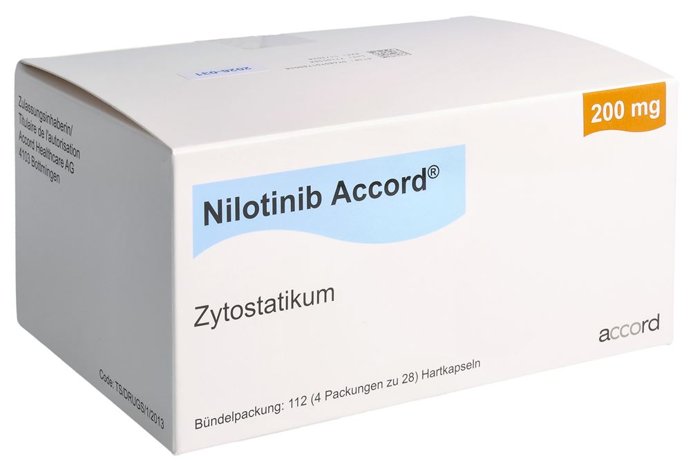NILOTINIB Accord caps 200 mg 112 pce