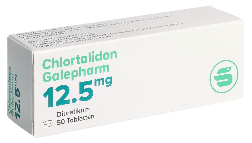 Chlortalidon Galepharm 12.5 mg, Tabletten