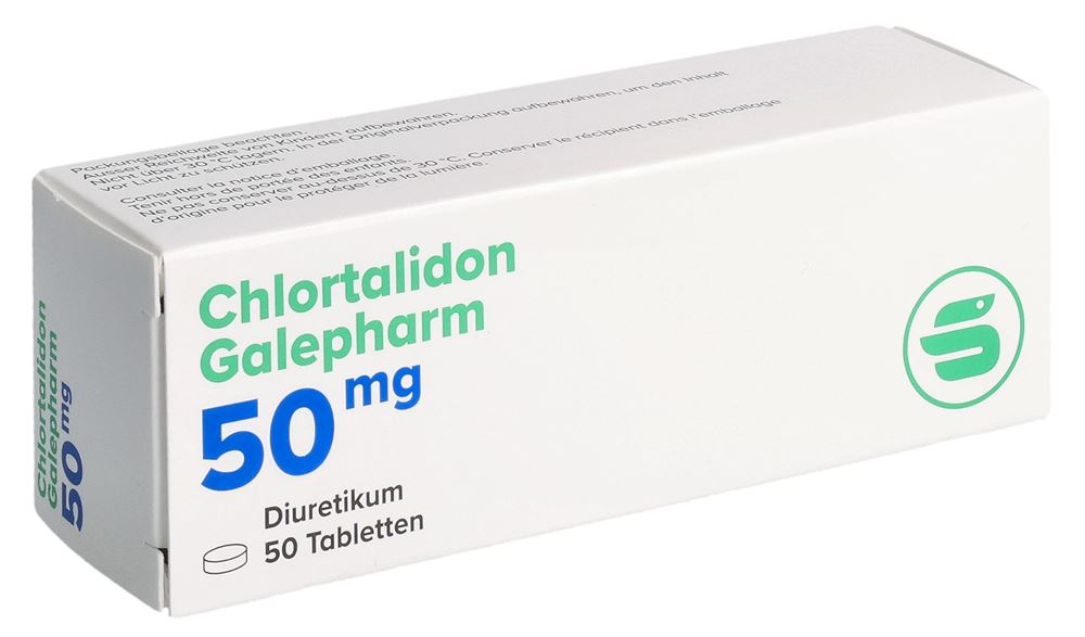 Chlortalidon Galepharm 50 mg, Tabletten