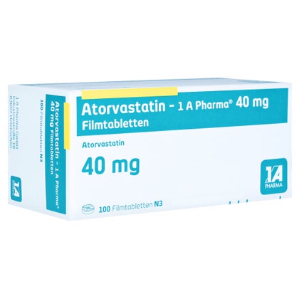 Atorvastatin Aspen 40 mg, Filmtabletten