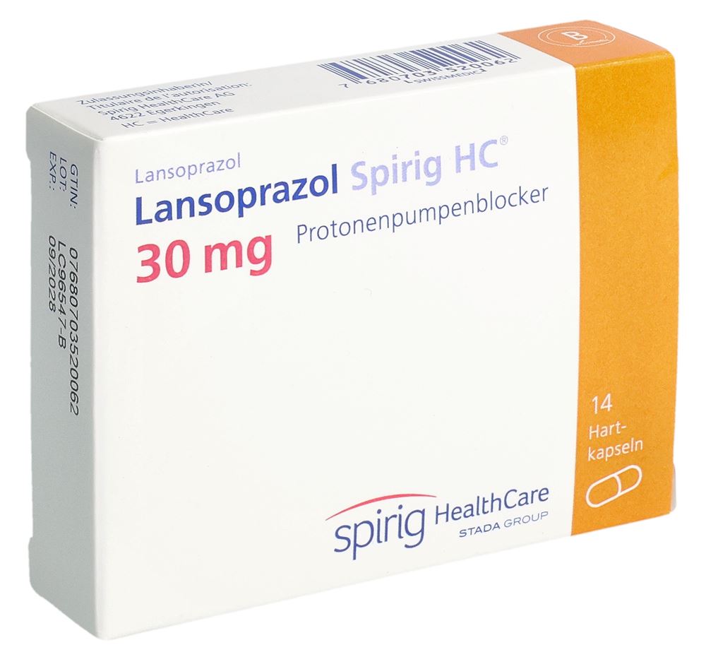 LANSOPRAZOL Spirig HC caps 30 mg 14 pce