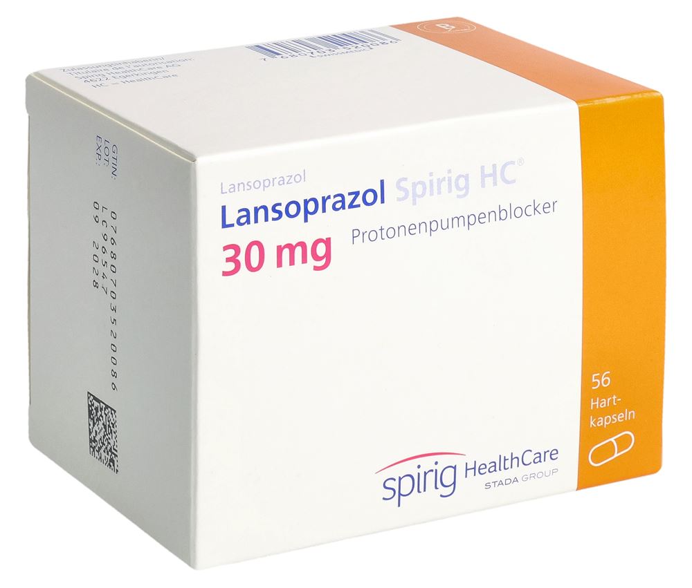 Lansoprazol Spirig HC 30 mg, magensaftresistente Hartkapseln