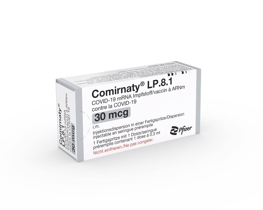 Comirnaty LP.8.1 30 Mikrogramm, Injektionsdispersion in einer Fertigspritze