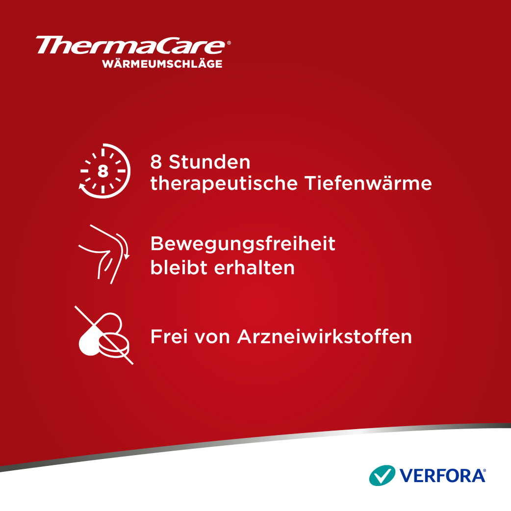 THERMACARE Knie Patch Btl 2 Stk