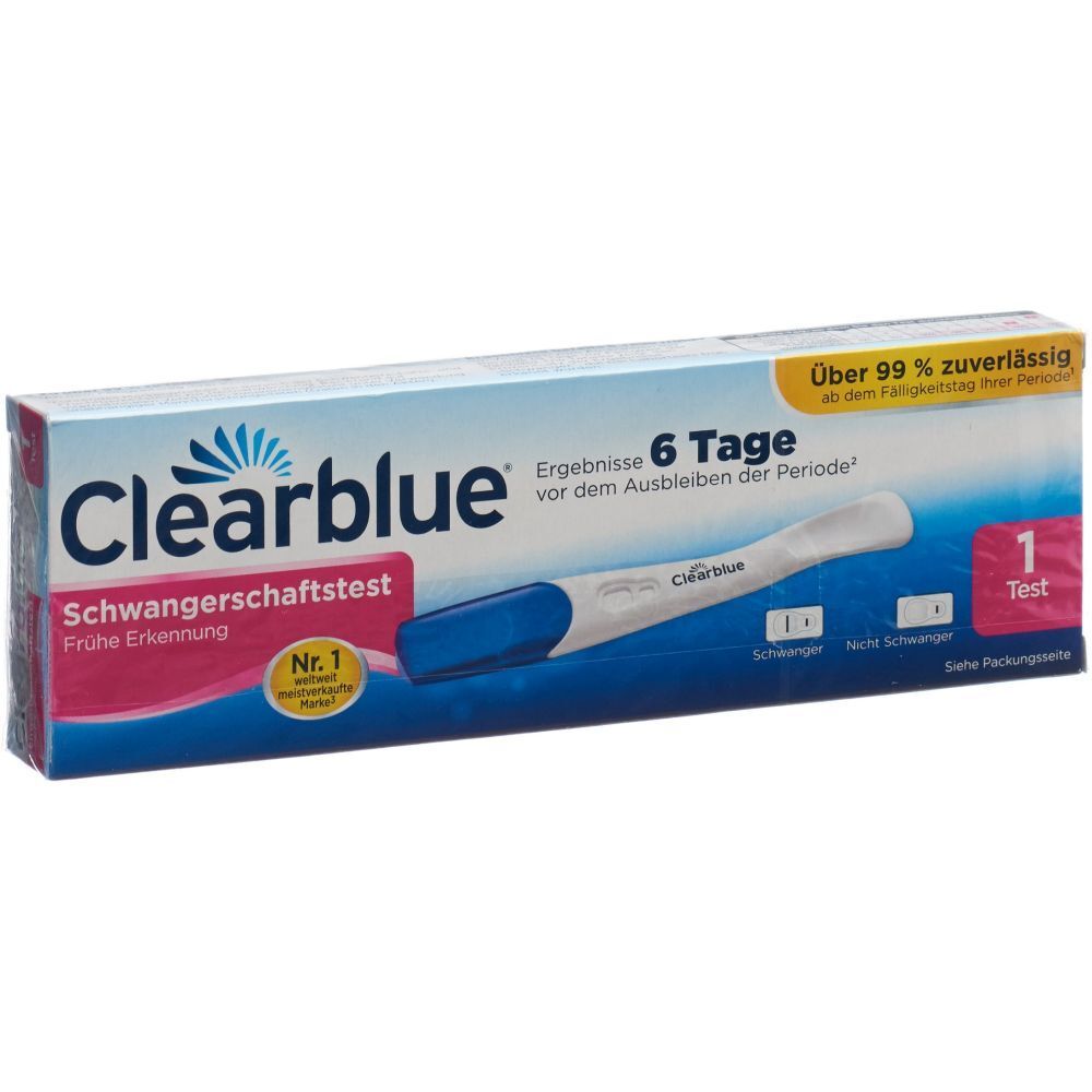 CLEARBLUE Schwangerschaftstest Frühe Erkennung
