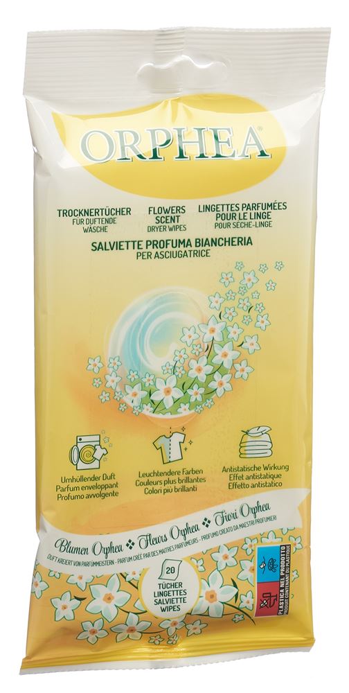 ORPHEA Trocknertücher Blütenduft 20 Stk