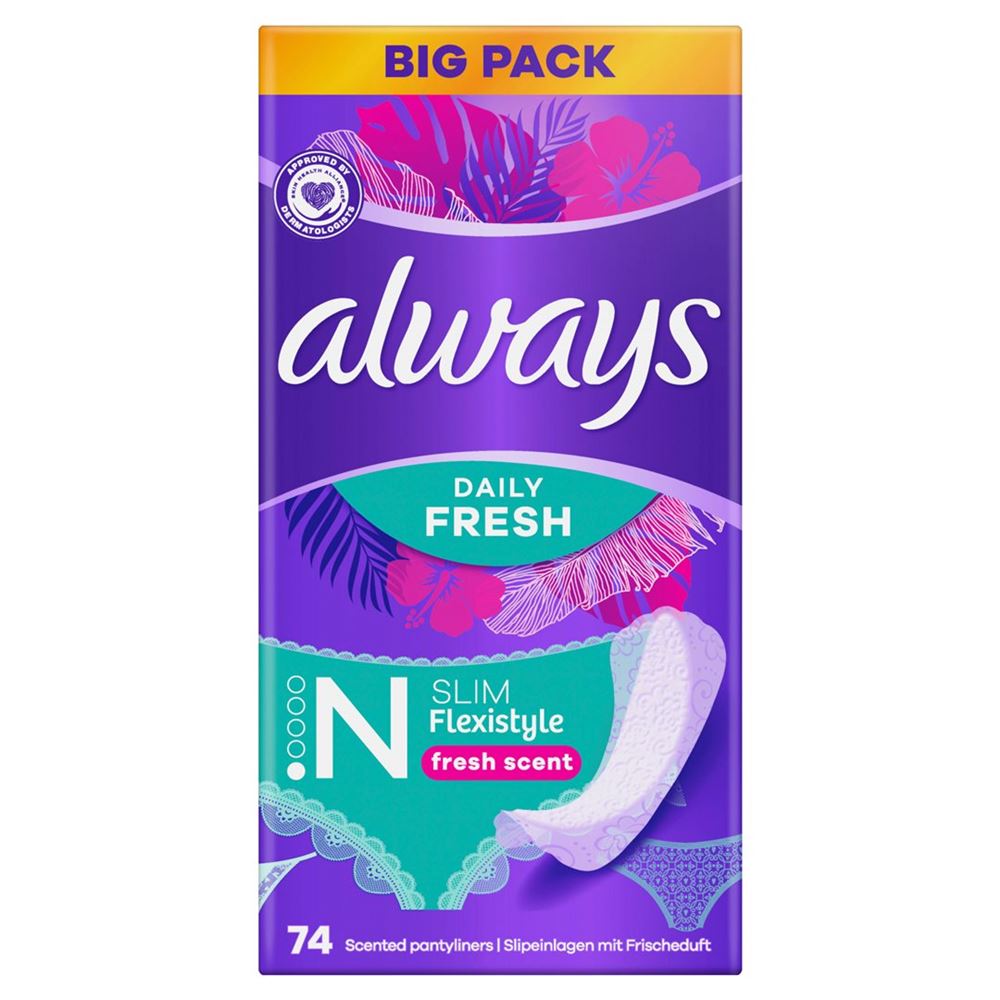 ALWAYS Slipeinlage Flexi Slim Frisch BigP 74 Stk
