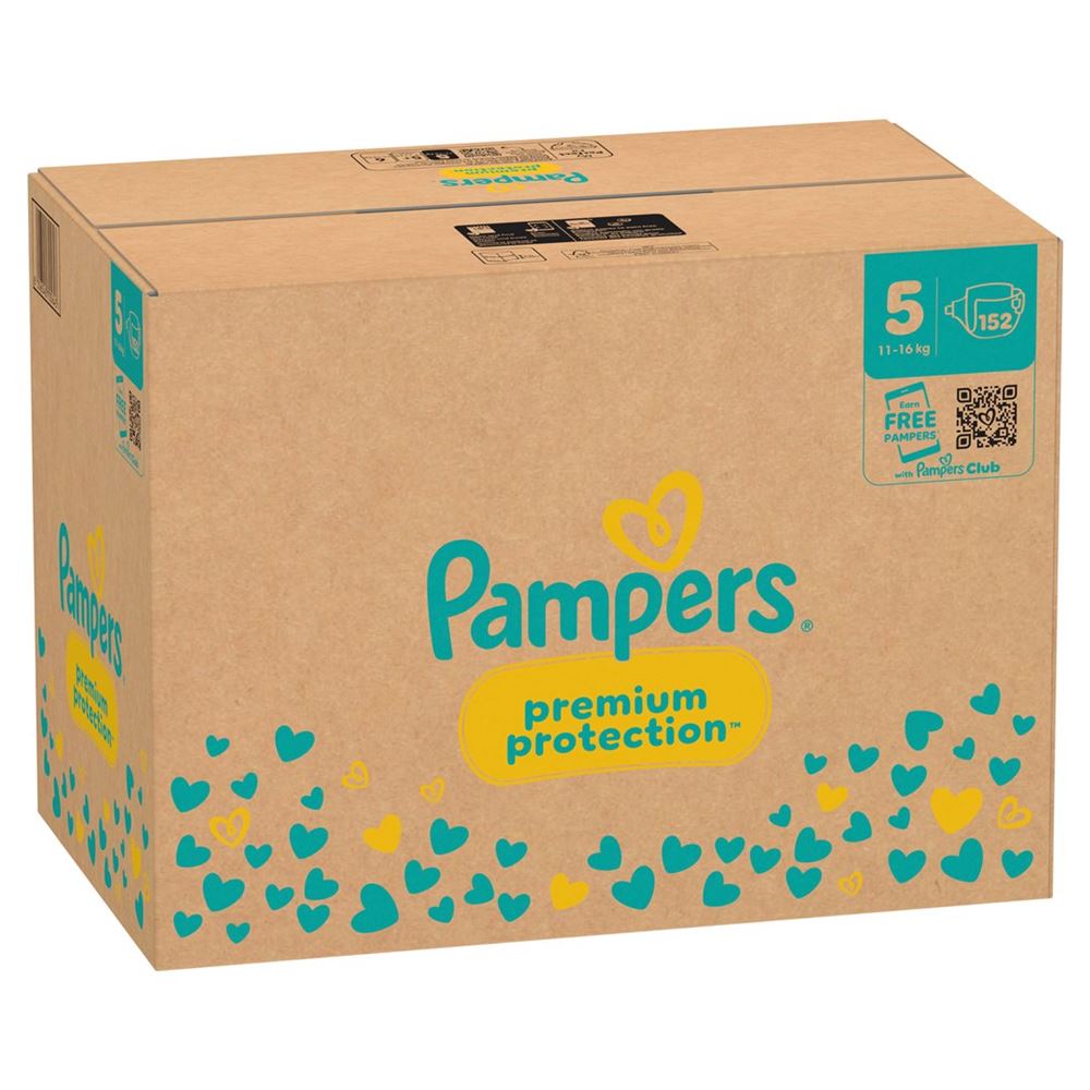 PAMPERS Prem Prot Gr5 11-16kg Jun Mon Box 152 Stk