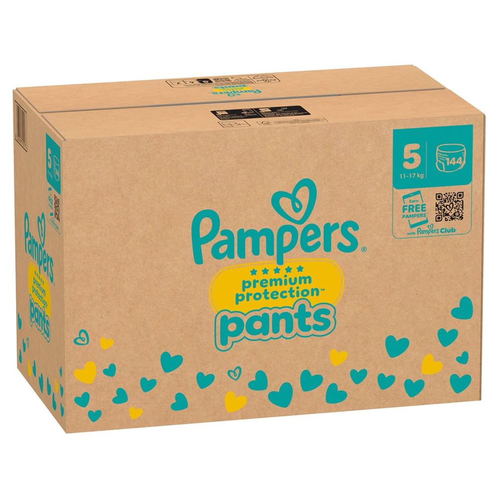 PAMPERS Prem Prot Pa Gr5 12-17kg Jun Monat 144 Stk