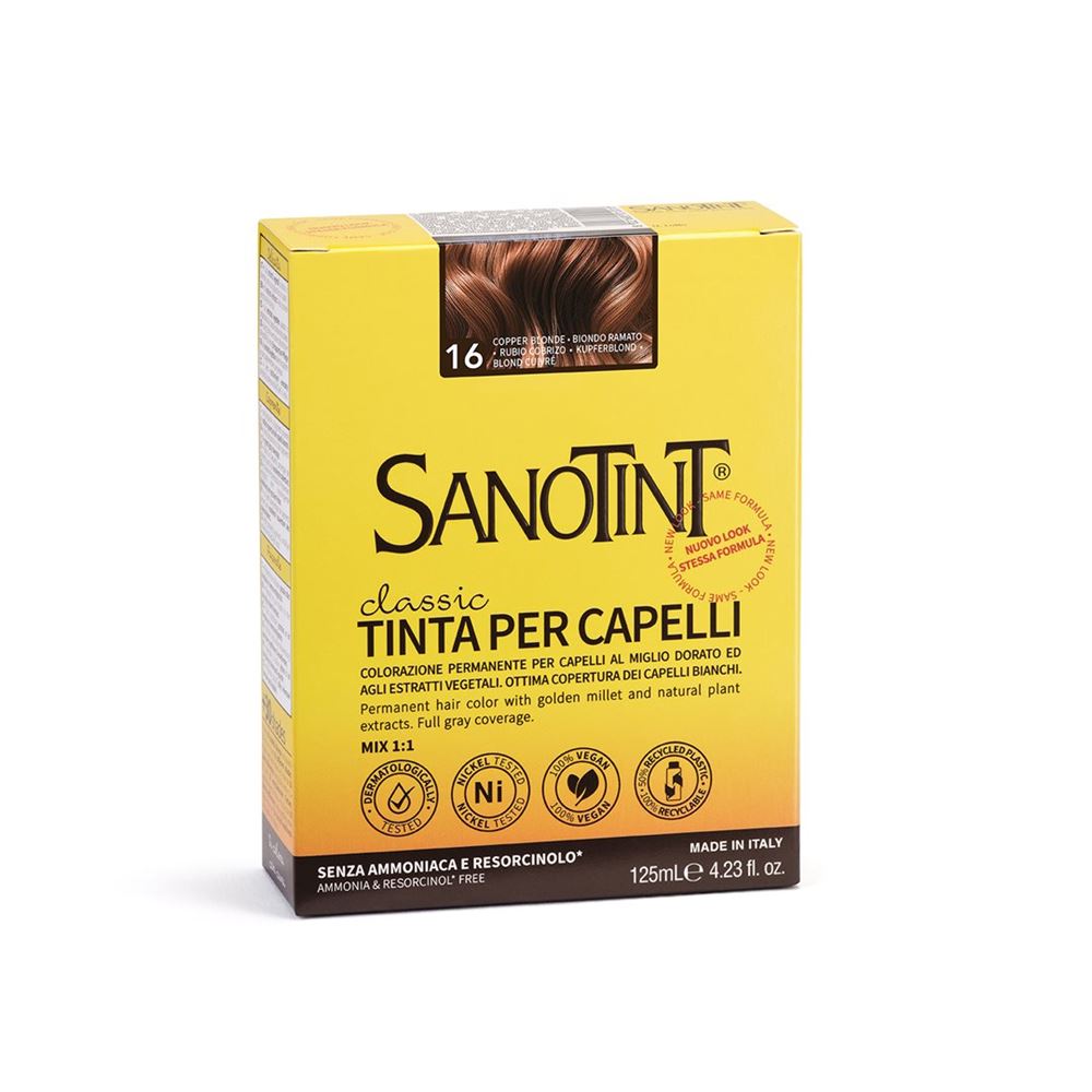 SANOTINT Haarfarbe 16 kupferblond