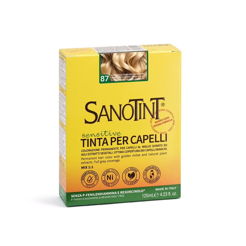 SANOTINT Sensitive Haarfarbe 87 goldblo sehr hell