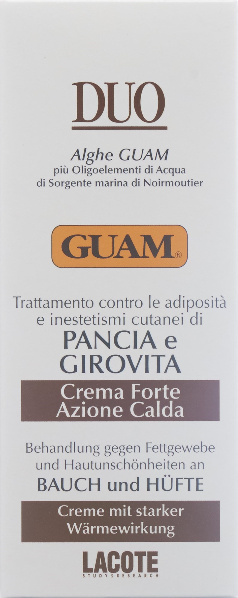 GUAM DUO Creme Bauch + Hüfte wärmend 150 ml