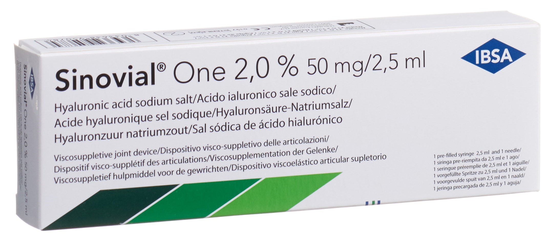 SINOVIAL One Inj Lös Fertspr 2.5 ml