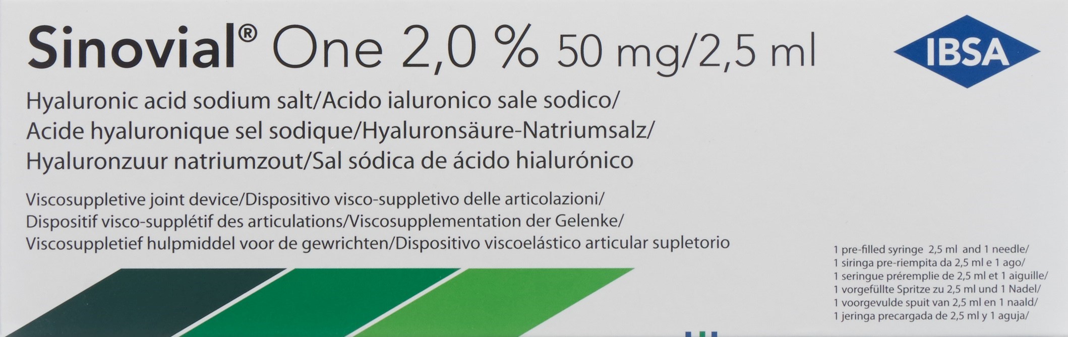 SINOVIAL One Inj Lös Fertspr 2.5 ml
