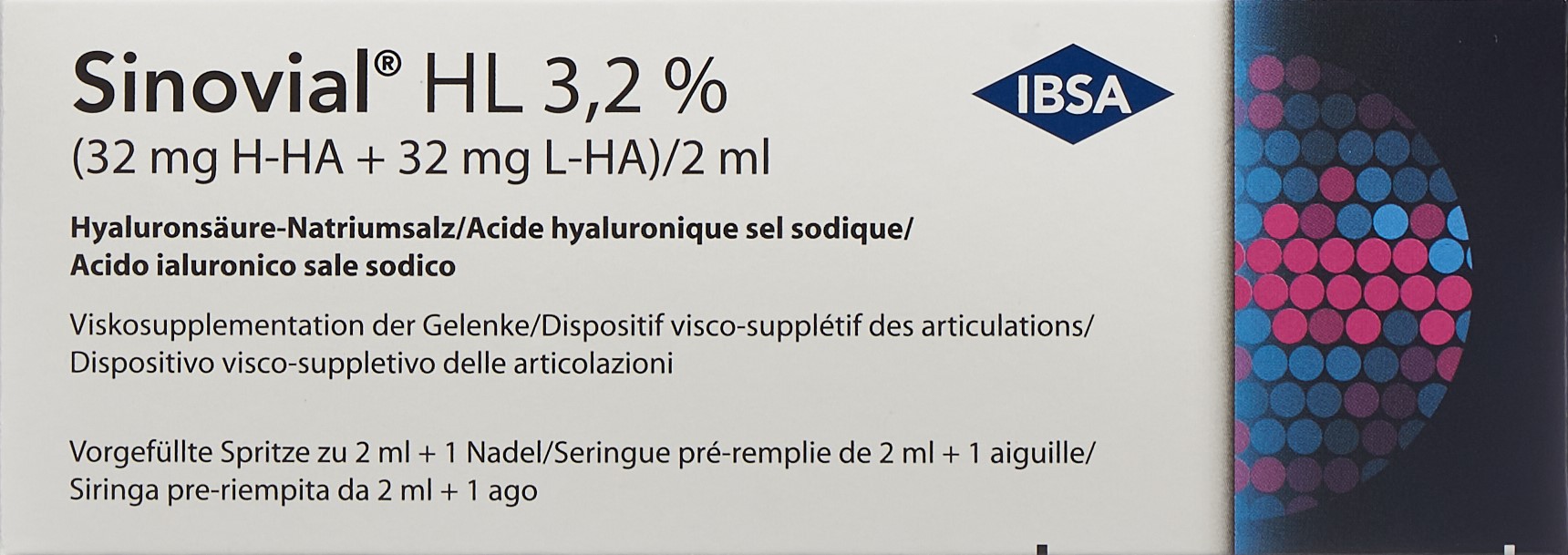 SINOVIAL HL Inj Lös 3.2 % (neu) Fertspr 2 ml