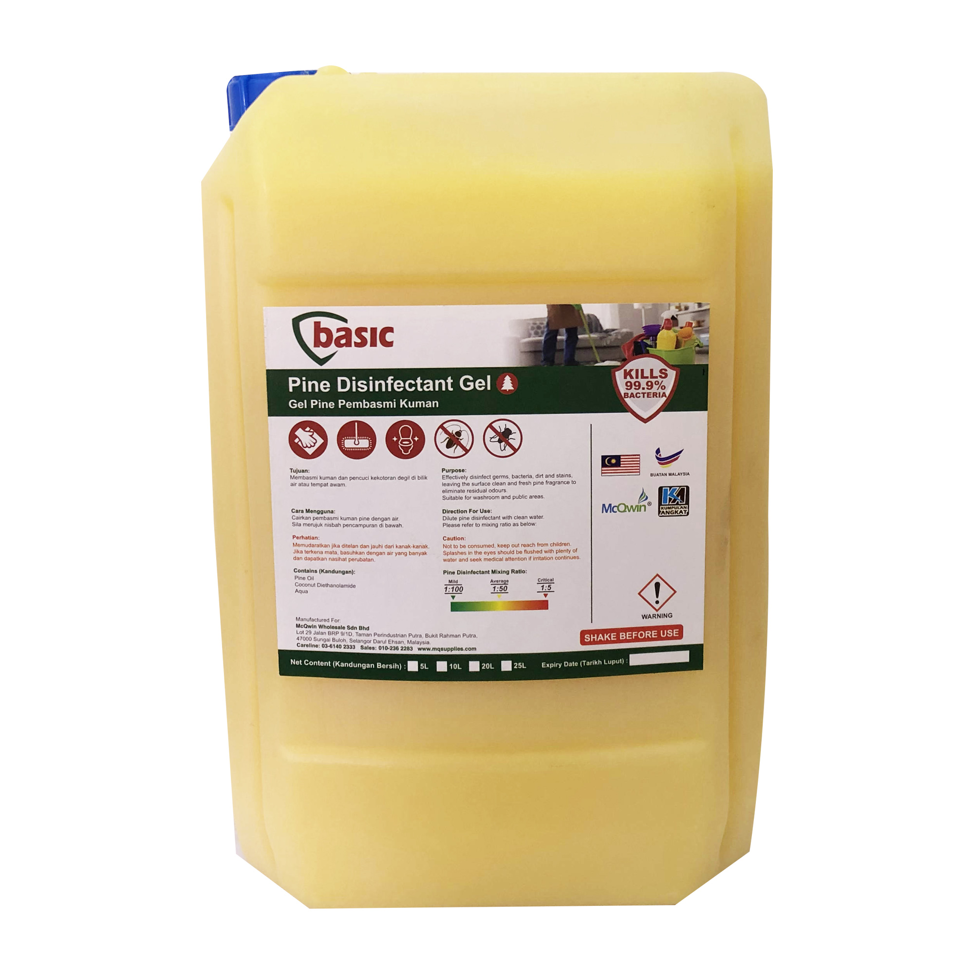 LIQ IB0957024 OXAGAL 10L DISINFECTANT
