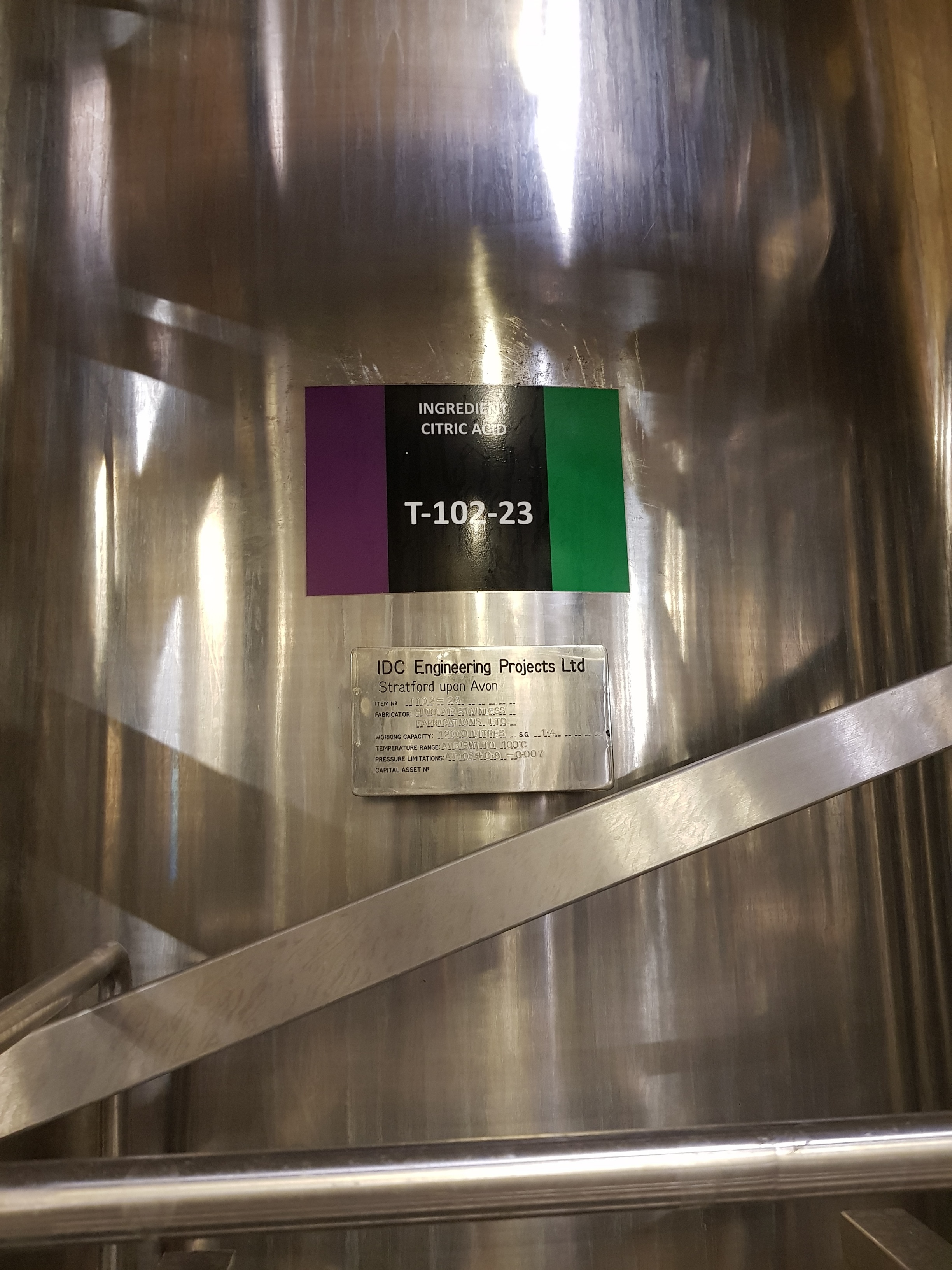 LIQ IB0958013 CITRIC ACID 12PERC TANK 5L