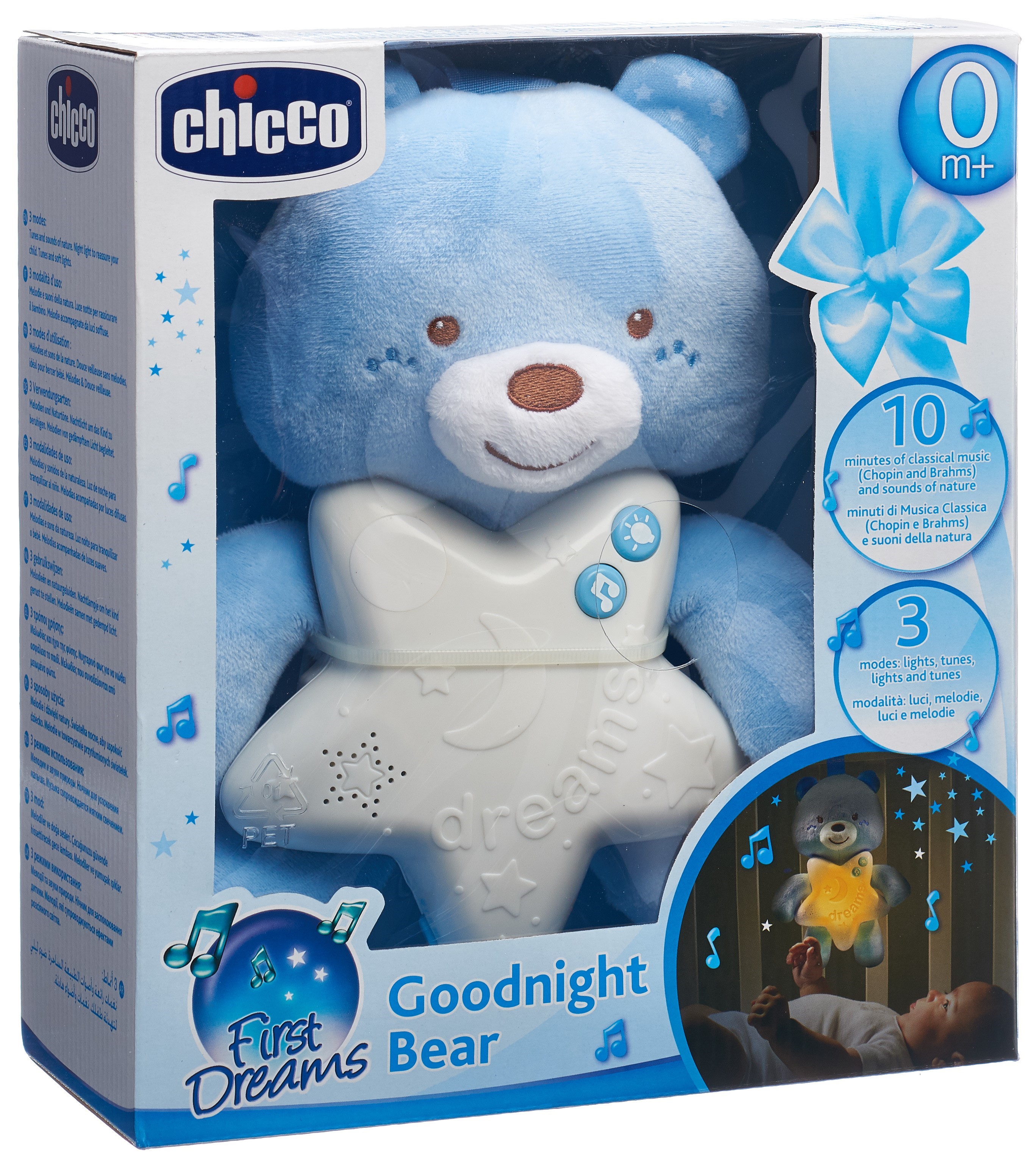 CHICCO Gute Nacht Bärchen blau