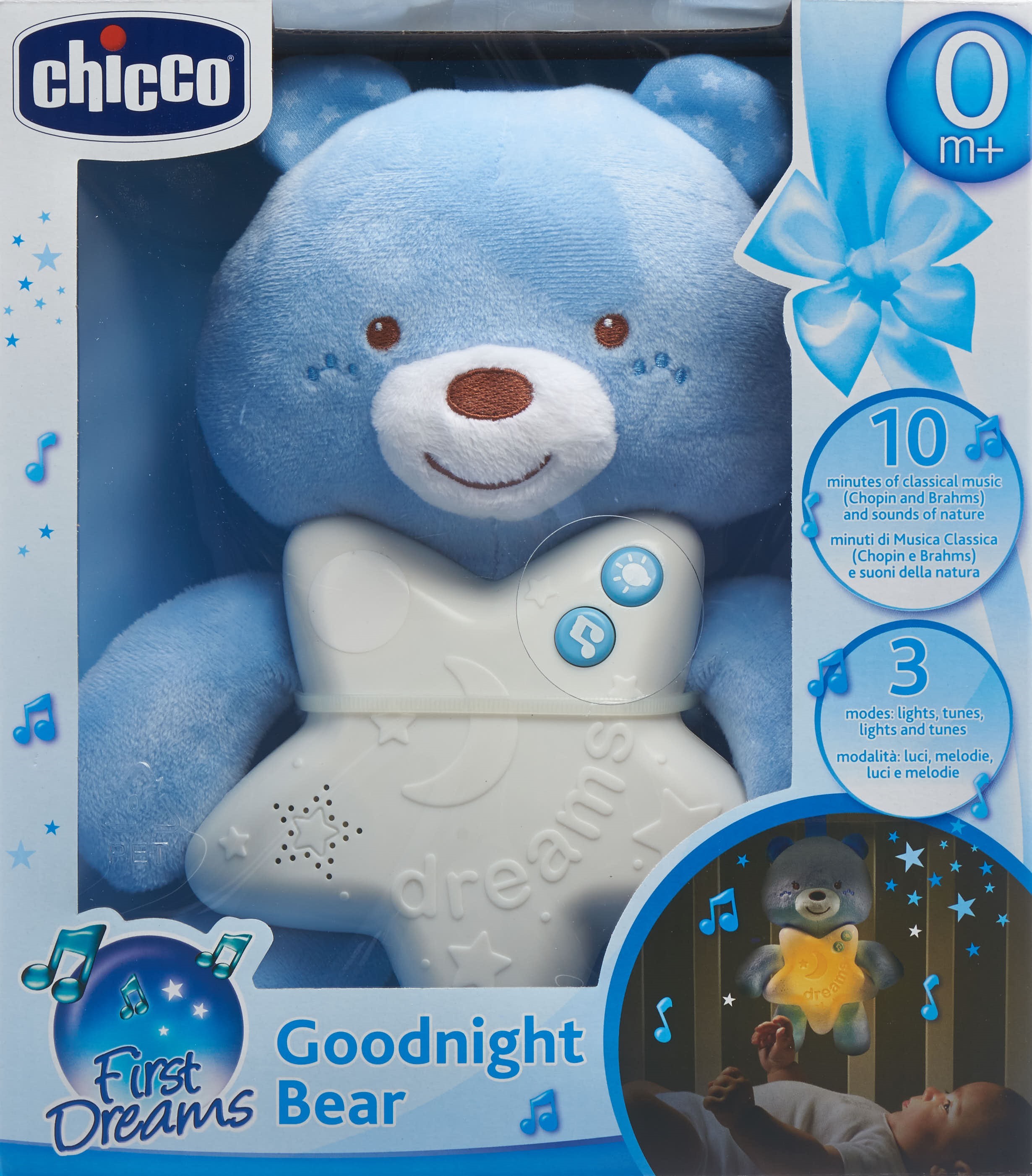 CHICCO Gute Nacht Bärchen blau