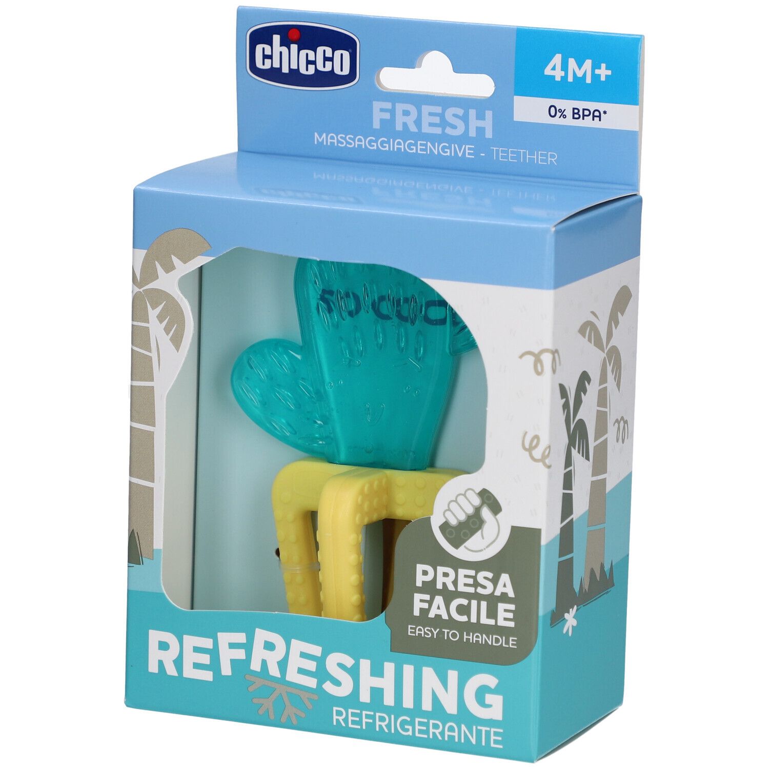 CHICCO Kühlbeissring mit Wasser CACTUS 4m+