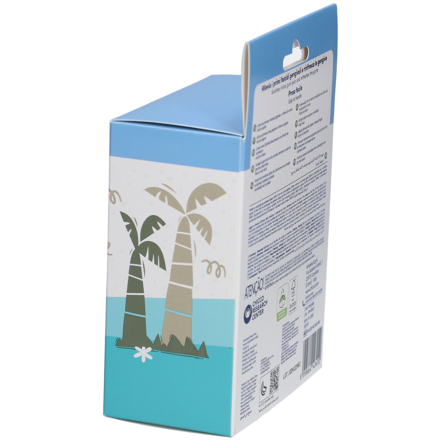 CHICCO Kühlbeissring mit Wasser CACTUS 4m+