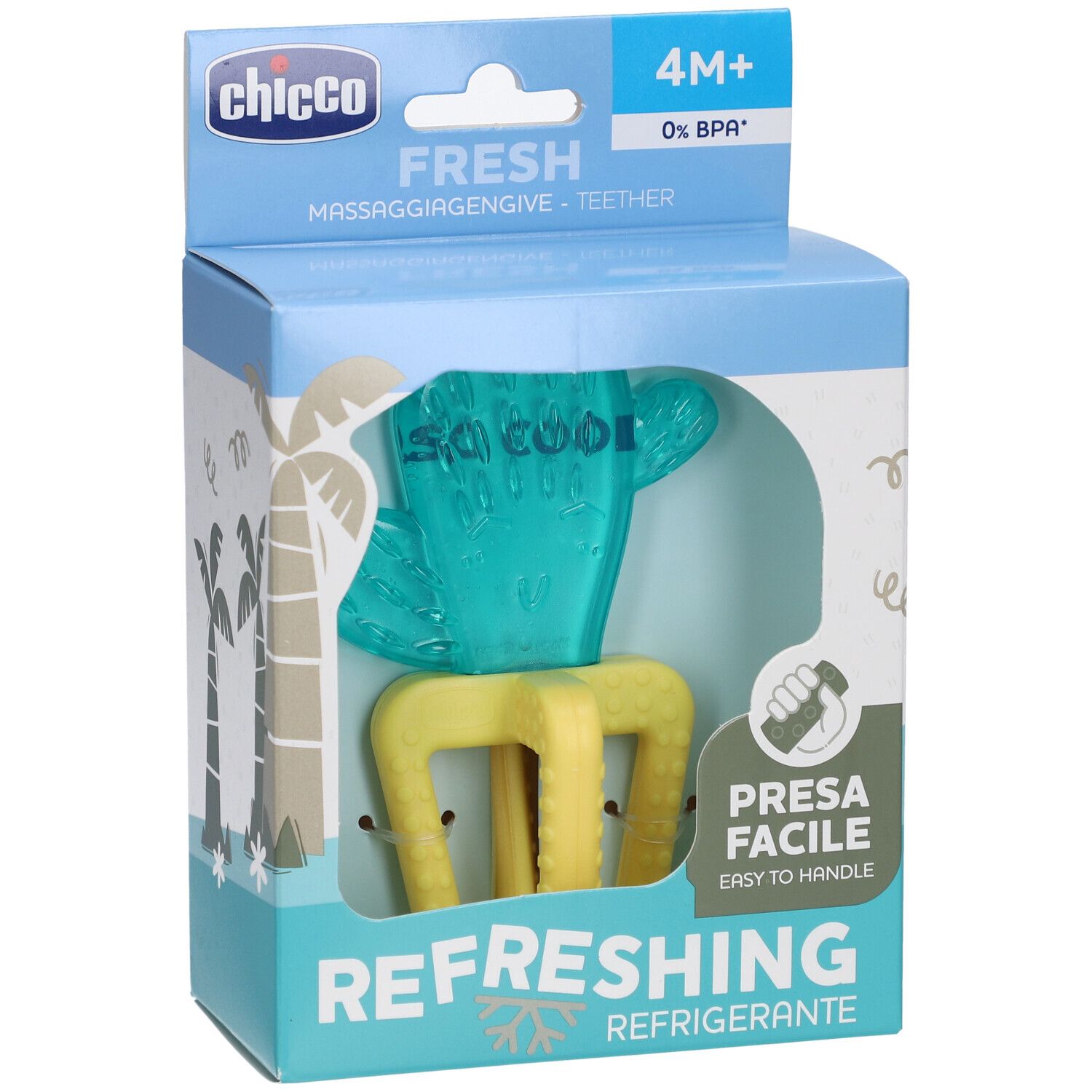 CHICCO Kühlbeissring mit Wasser CACTUS 4m+