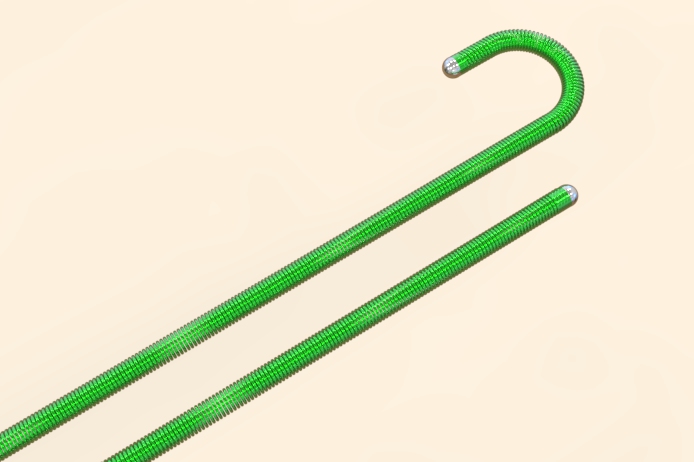 Amplatz Extra-stiff Support Wire Guide, 1 Each