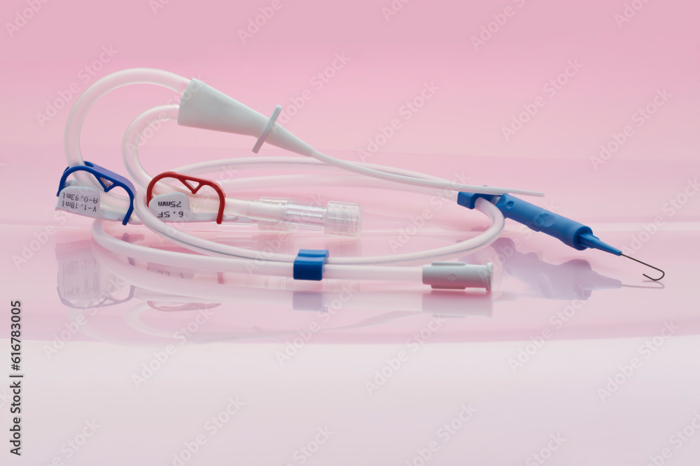 Subclavian Double Lumen Hemodialysis Catheter Set, 1 Set