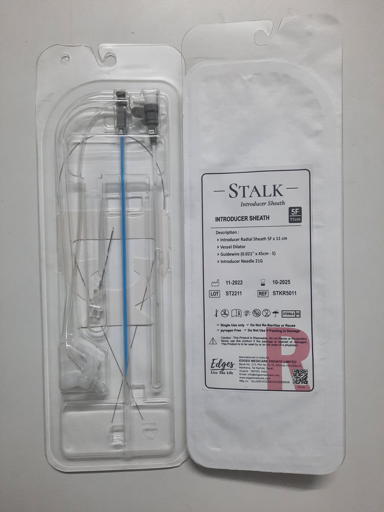 Olsen Endoscopic Cholangiographic Introducer Sheath Set, 1 Set