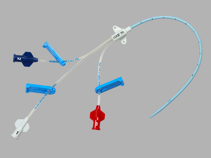Triple Lumen Polyurethane Central Venous Catheter Tray, 1 Tray
