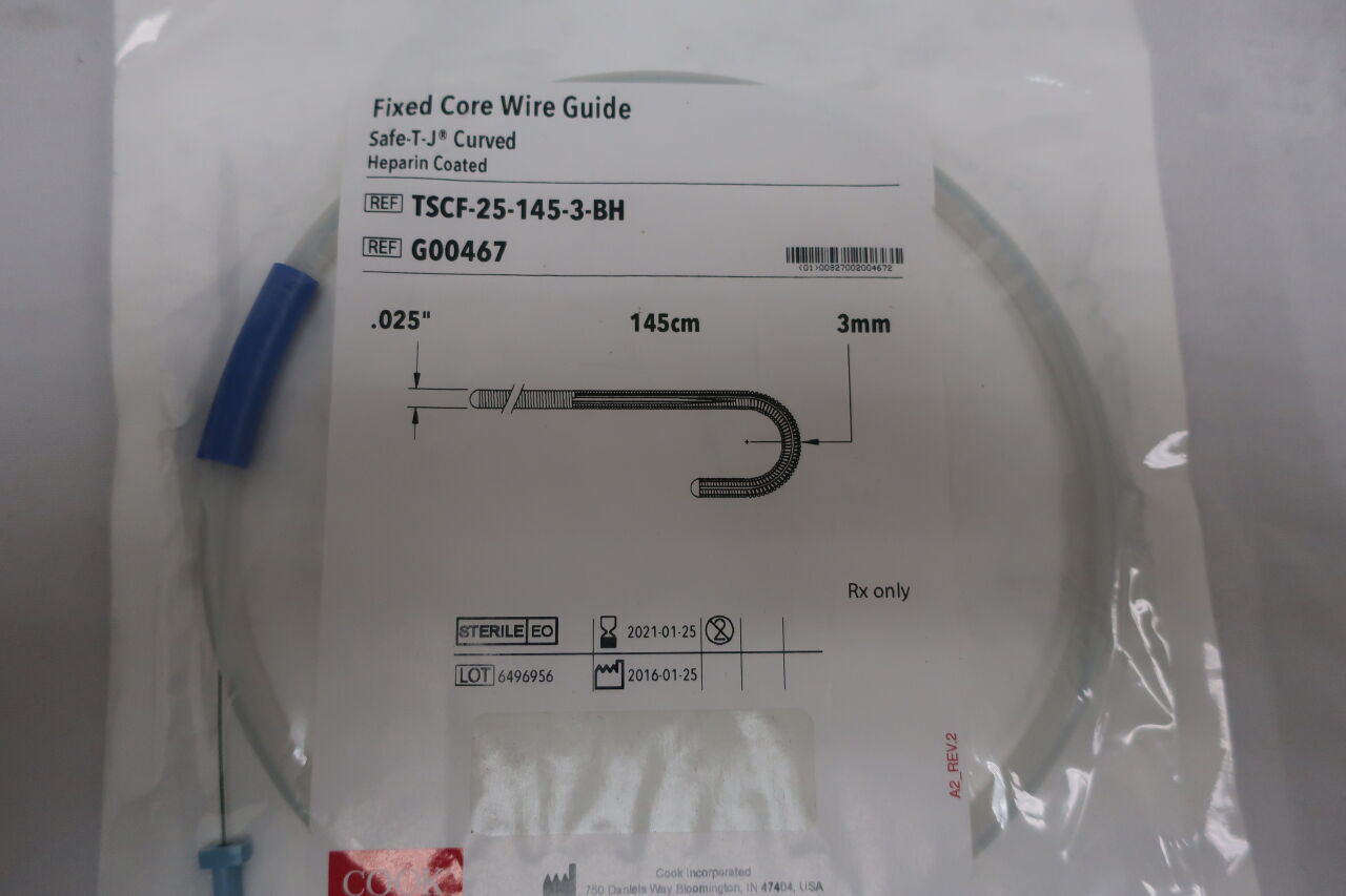 Safe-t-j Fixed Core Wire Guide, 1 Each