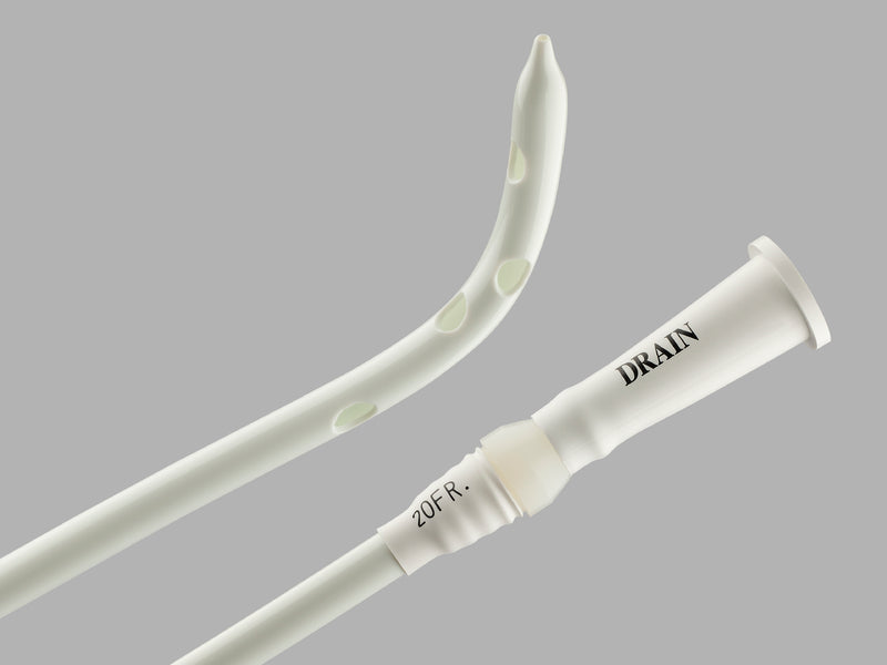 Ultrathane Gordon Large-bore Curved Drainage Catheter, 1 Set
