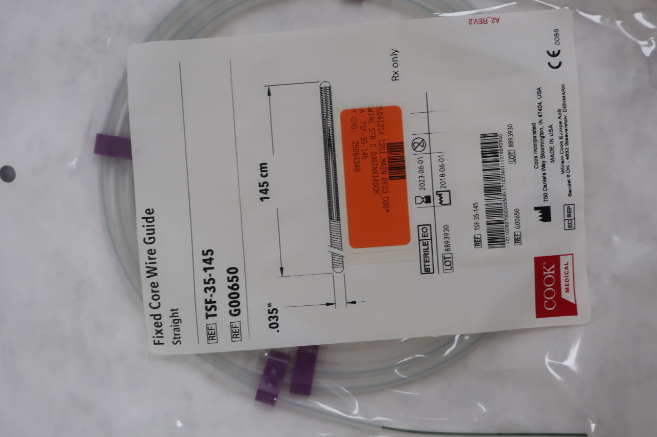 Standard Fixed Core Wire Guide, 1 Each