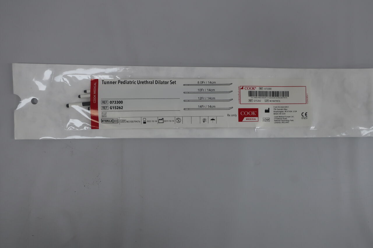 Tunner Pediatric Urethral Dilator Set, 1 Set
