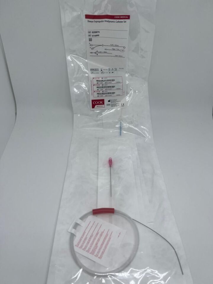Dewan Suprapubic Urodynamics Catheter Set, 1 Set